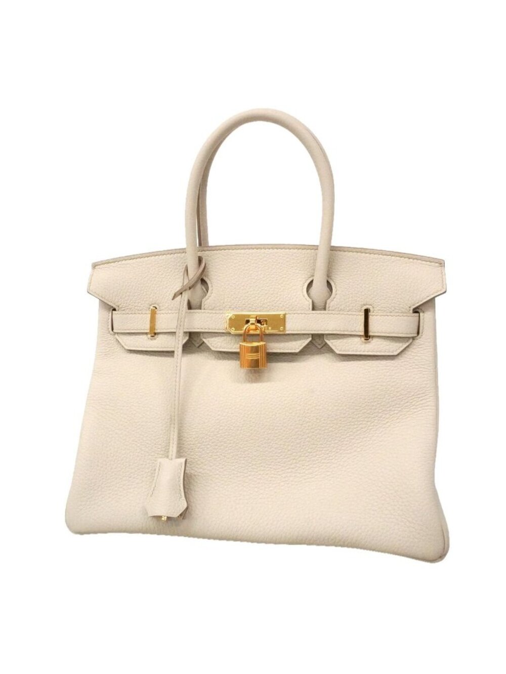 Hermes Handbag Birkin 30 Togo Beton Gold